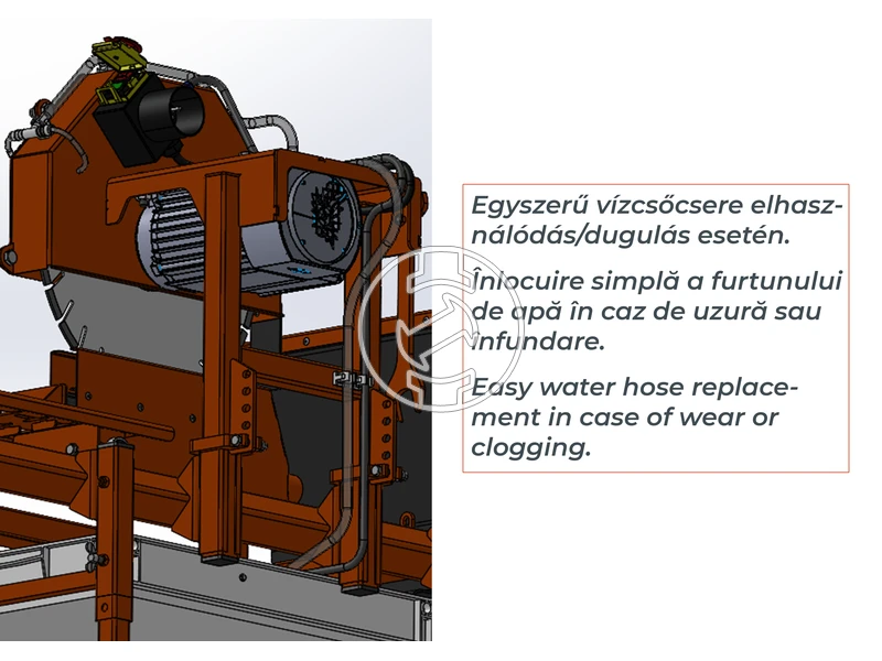 ZIVtec TTV400E elektromos asztali téglavágógép