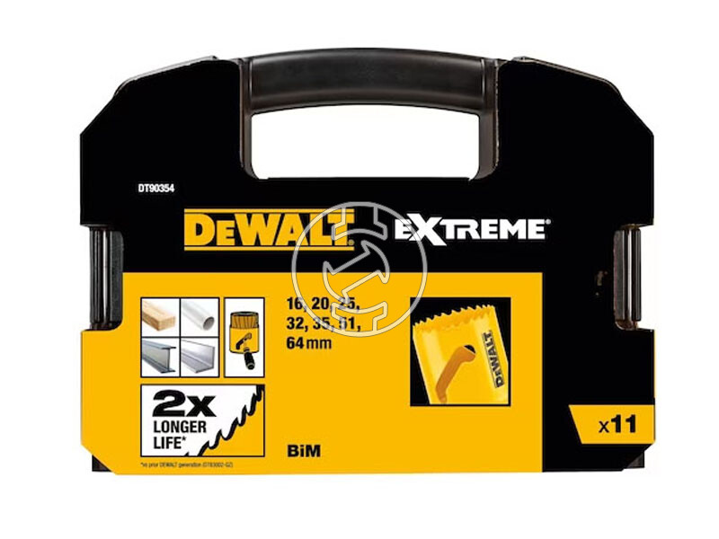 DeWalt körkivágó fűrész készlet 11 db
