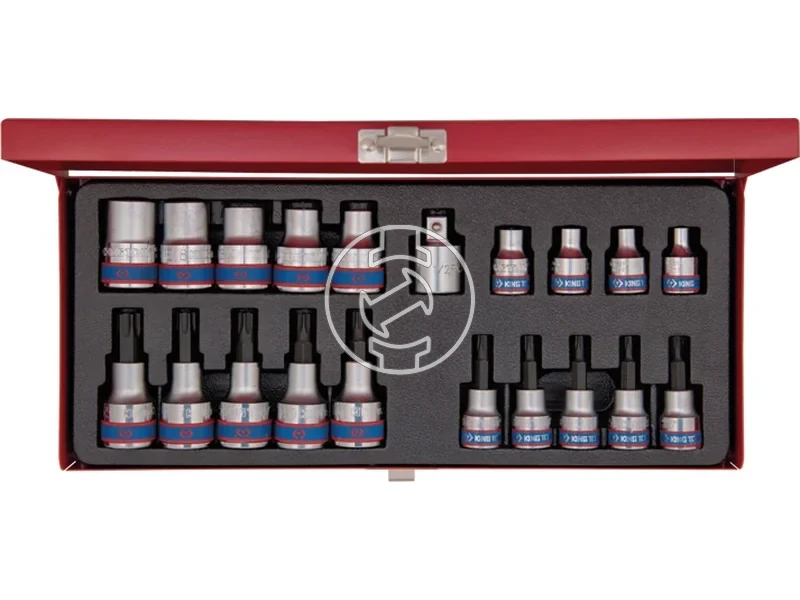 Kép: 20 reszes 12 38 -os torx dugokulcs- bitkeszlet 7120PR.webp