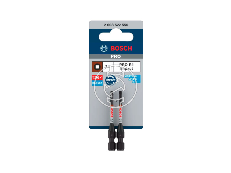 Bosch PRO Robertson torx behajtóbit R1, 55 mm, 2 db