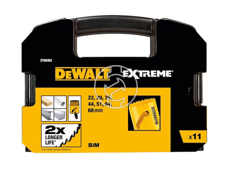 DeWalt körkivágó fűrész készlet 11 db