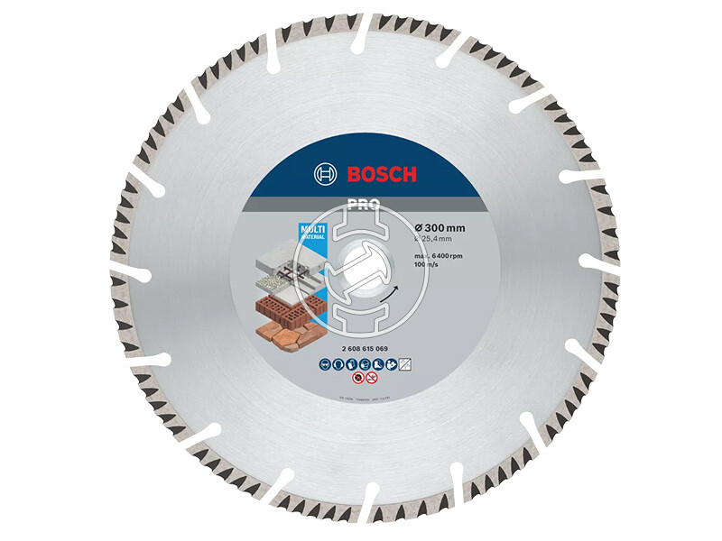 Bosch PRO Multi Material gyémánt vágótárcsa 300 x 25,4 mm