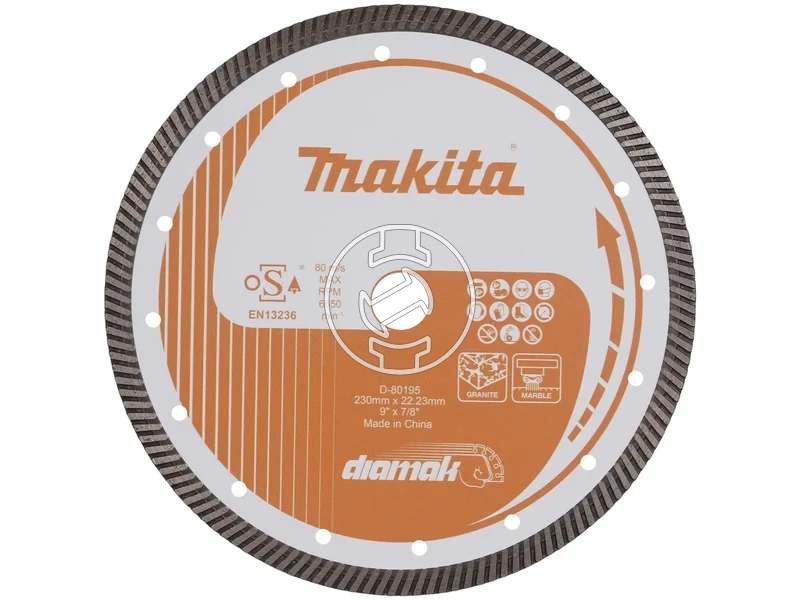 Kép: 230 mm gyemanttarcsa DIAMAK TURBO.webp