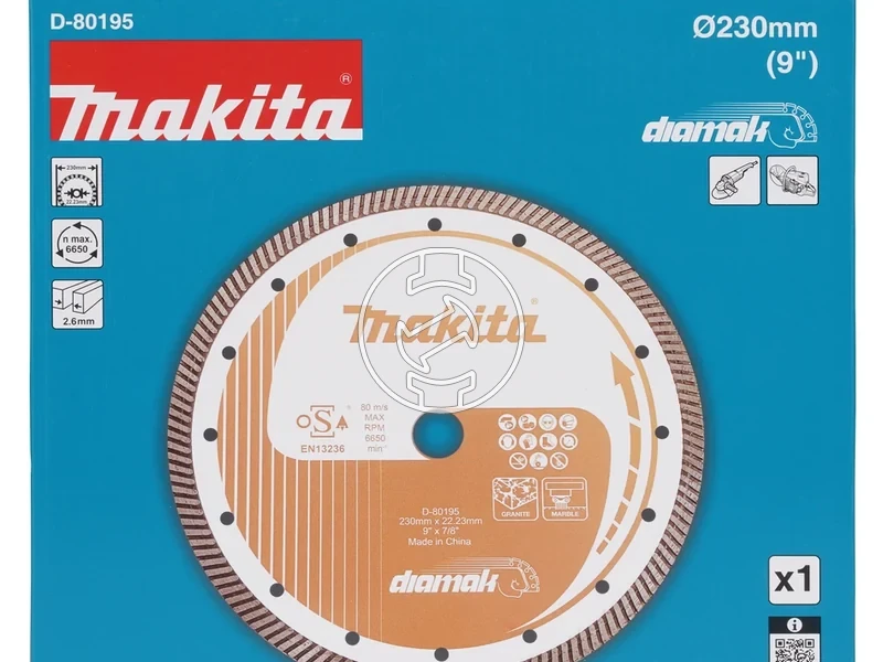 Kép: 230 mm gyemanttarcsa DIAMAK TURBO.webp