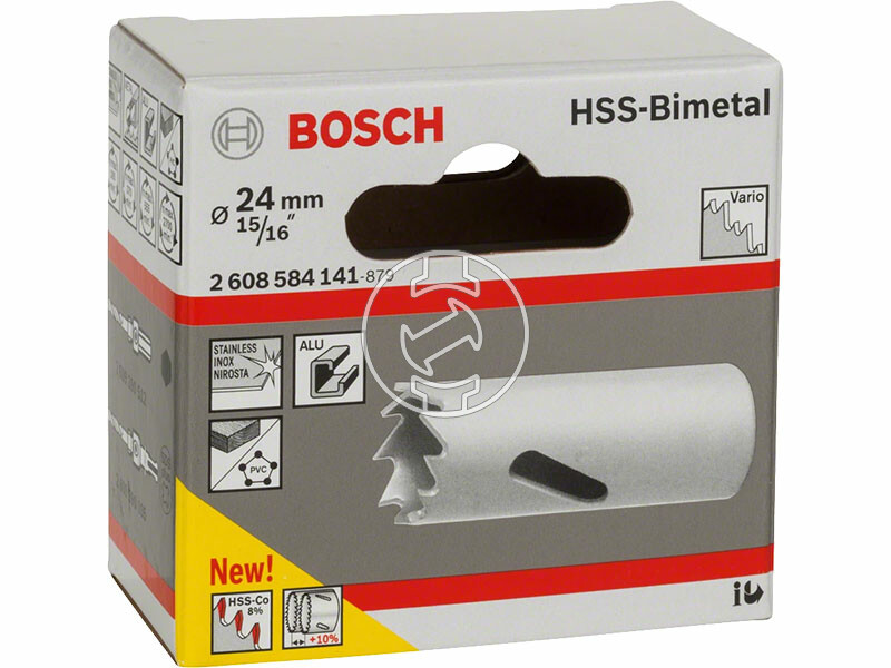 24 mm HSS-bimetál Standard körkivágó