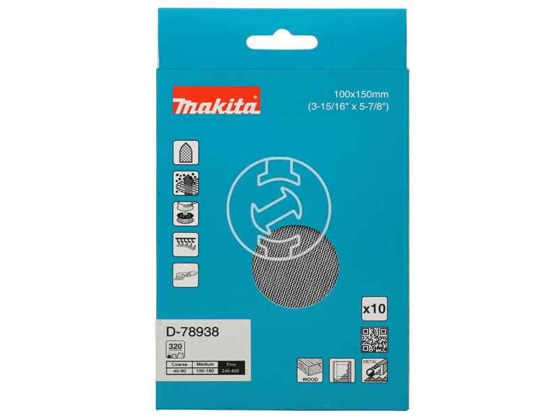 Makita tépőzáras delta csiszolóháló 100x150 mm A320