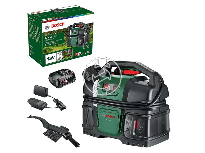 Bosch Fontus 18V-6 akkus magasnyomású mosó 1 x 2 Ah akkuval