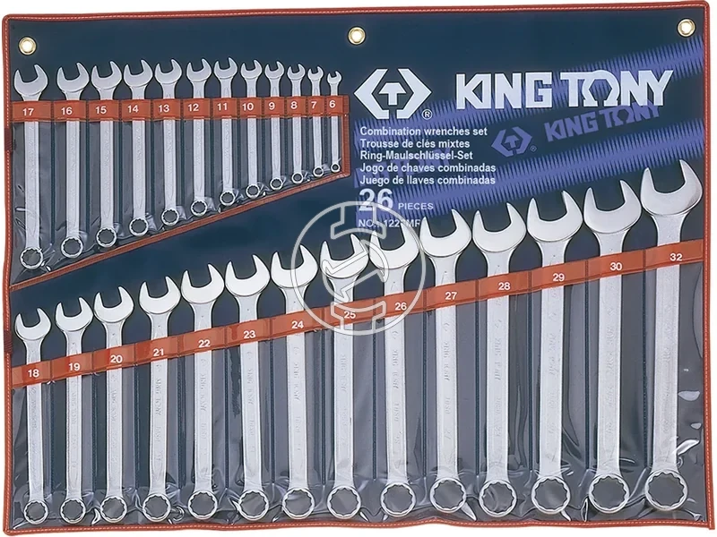 Kép: 26 reszes csillag-villaskulcs keszlet 6-32mm 1226MR.webp