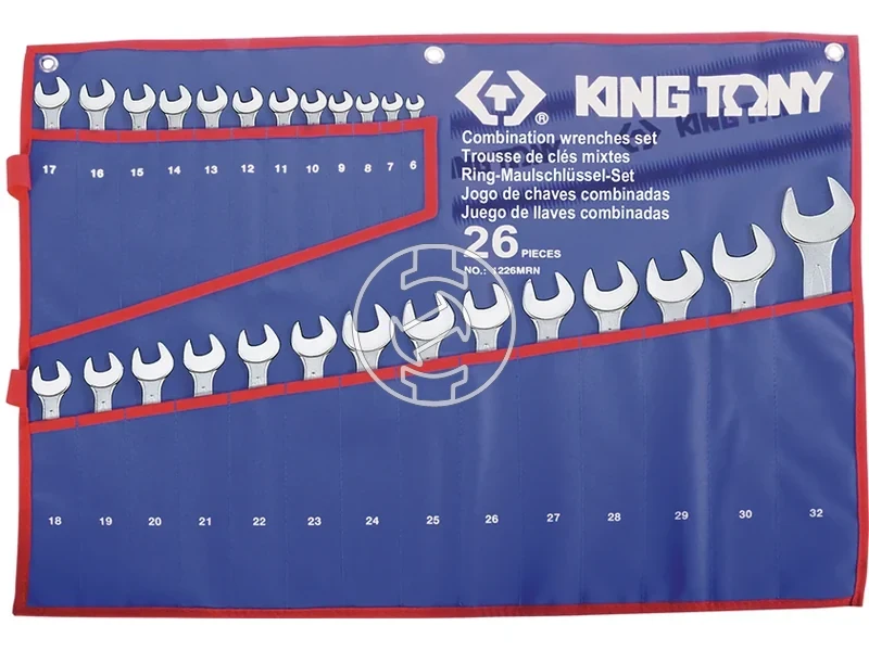 Kép: 26 reszes csillag-villaskulcs keszlet 6-32mm 1226MRN.webp