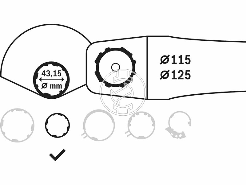 Bosch 115 mm védőburkolat sarokcsiszolóhoz
