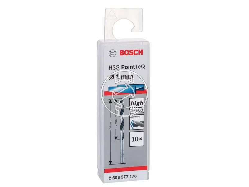 Bosch hss fémfúró 10 db