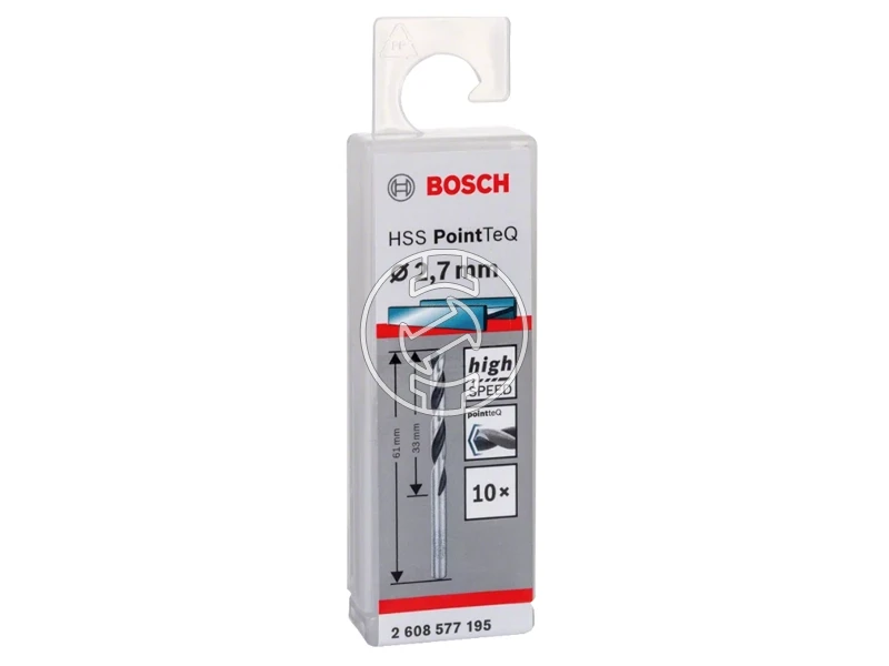 Bosch hss fémfúró 10 db