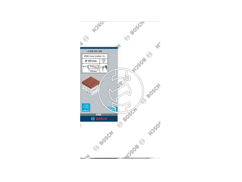 Bosch gyémántfúrókorona szárazfúráshoz