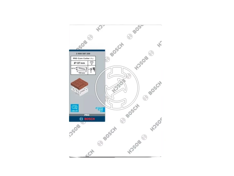 Bosch gyémántfúrókorona szárazfúráshoz