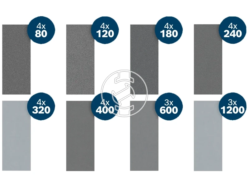 Bosch PRO C355 csiszolóvászon 93 x 230 mm, 30 részes