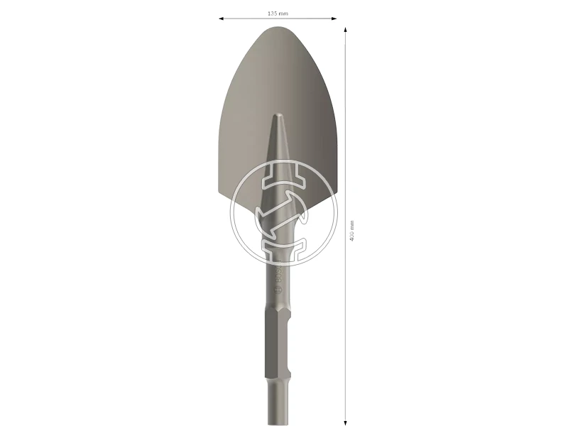 Bosch PRO HEX 30-4C lapátvésőszár 135 x 400 mm