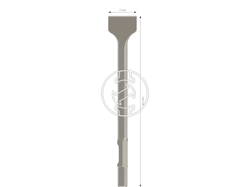 Bosch PRO HEX 30-4C lapátvésőszár 75 x 450 mm