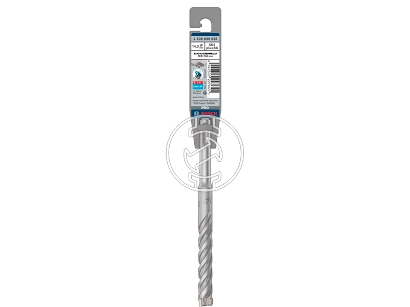 Bosch PRO SDS plus-5X sDS-Plus négyélű fúrószár 14,3 x 100 x 160 mm