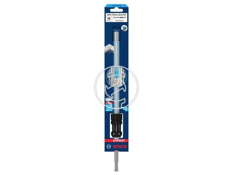 Bosch EXPERT SDS Clean plus-8X sDS-Plus porelszívós fúrószár 16x200x350 mm