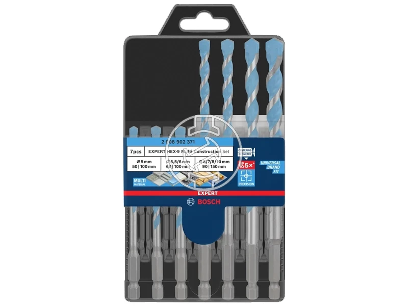 Bosch EXPERT HEX-9 többfunkciós fúrószár készlet 5-10 mm 7részes