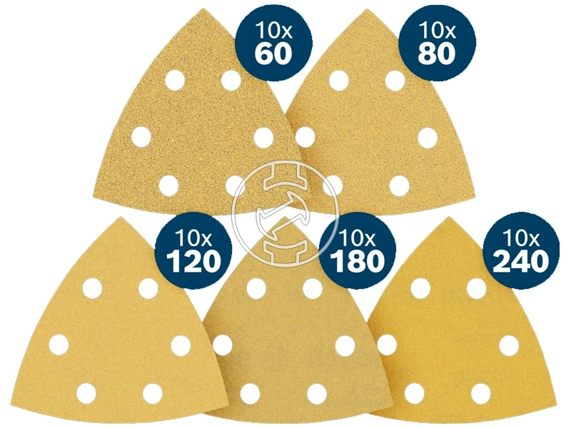 Bosch EXPERT C470 deltacsiszolólap készlet 93 x 93 mm, 50 részes