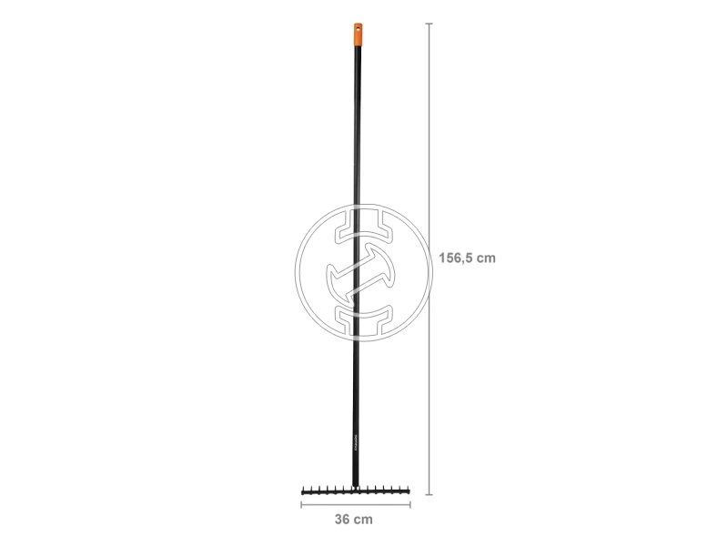 Fiskars Solid gereblye 18,5 cm, 155 cm