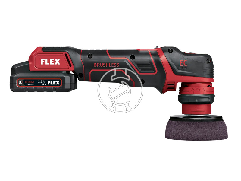 Flex PXE 80 12-EC akkus polírozógép 2x2,5 A + töltő