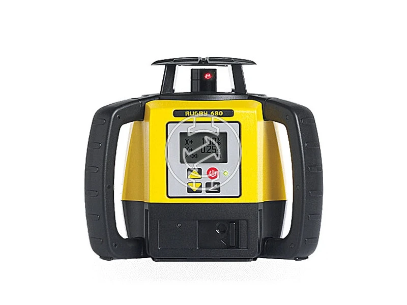 Leica Rugby 680 + Rod Eye 160 + CTP104  forgólézer Hatósugár: 0 - 400 m | Akku és töltő nélkül | Kofferben