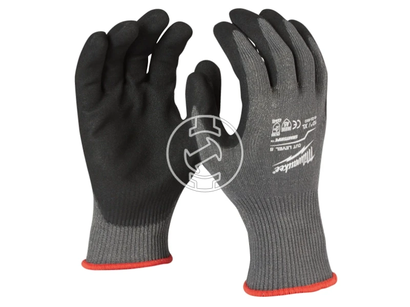 Milwaukee 5/E vágási szintű XXL/11-es vágásbiztos kesztyű 12 db