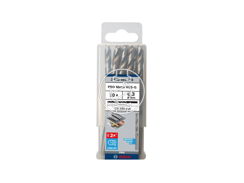Bosch PRO Metal HSS-G hSS-G fémfúró 6,3 x 63 x 101 mm