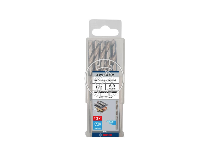 Bosch PRO Metal HSS-G hSS-G fémfúró 6,9 x 69 x 109 mm