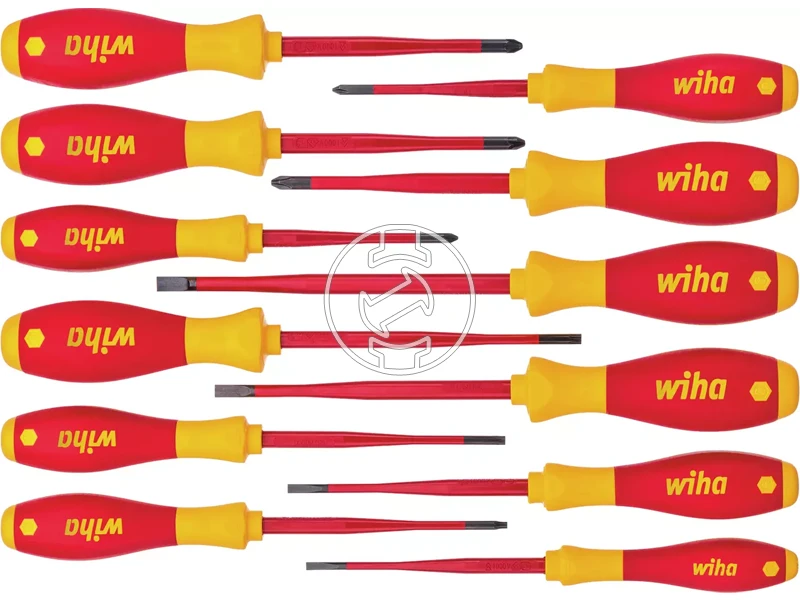 Wiha SoftFinish electric slimFix szigetelt csavarhúzó készlet 3201K12