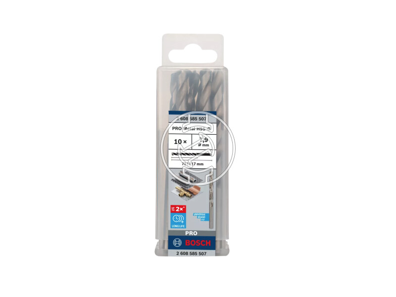 Bosch PRO Metal HSS-G hSS-G fémfúró 7,9 x 75 x 117 mm