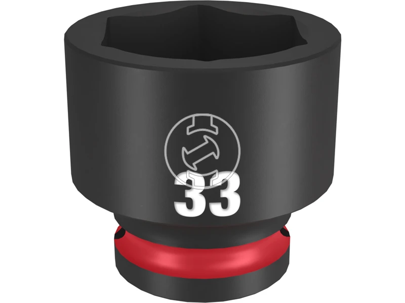 Milwaukee rövid gépi dugókulcs 1/2 inch, 33 mm