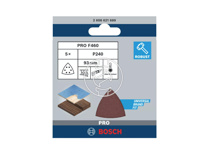 Bosch PRO F460 multicsiszolólap 93 x 93 mm, G240