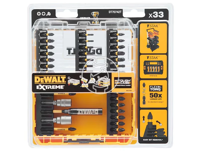 DeWalt FLEXTORQ bit készlet 33 db