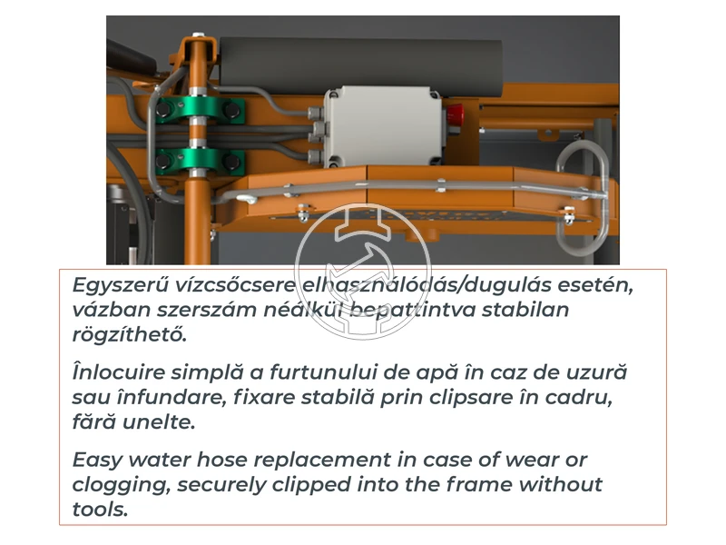 ZIVtec KTV 650 E elektromos asztali téglavágó gép 400 V | 5500 W | 500 mm | Vágási mélység 260 mm | Tárcsaátmérő 650 x 25,4 mm