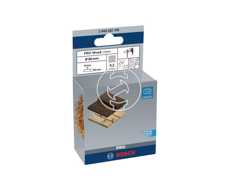 Bosch PRO Metal clean csapos lapos-drótkorong 80 x 0,2 mm