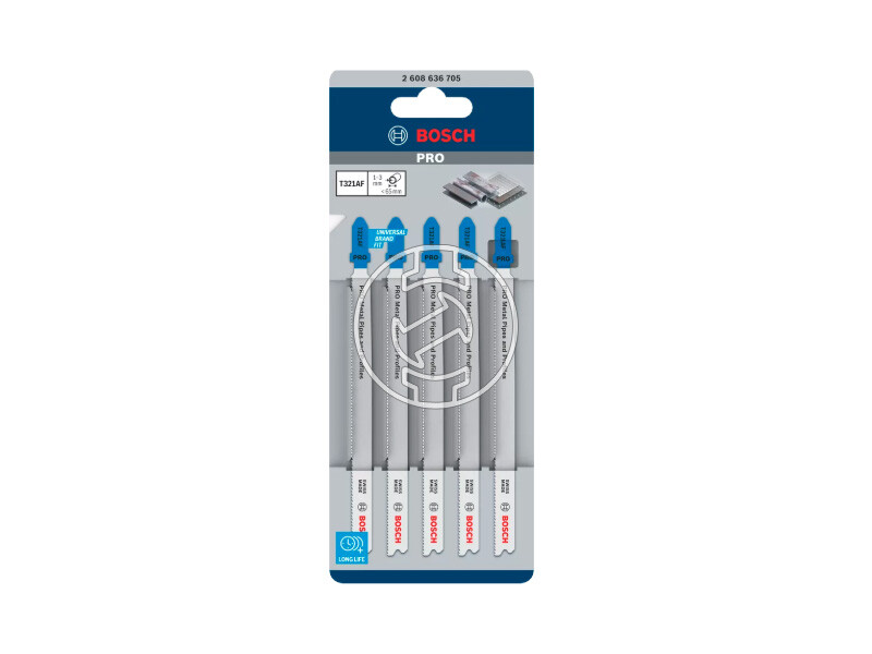 Bosch PRO Metal T321AF dekopír fűrészlap 5 db