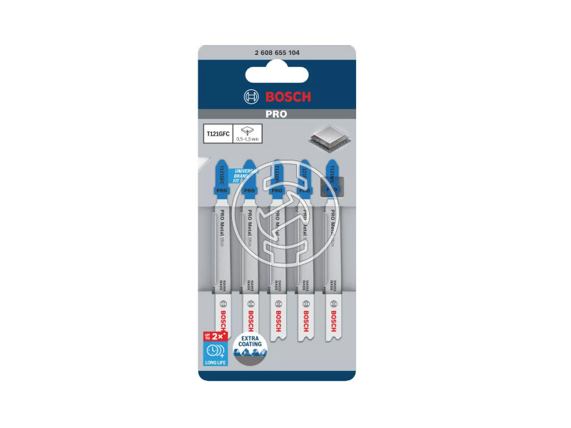 Bosch PRO Metal T121GFC dekopír fűrészlap 5 db