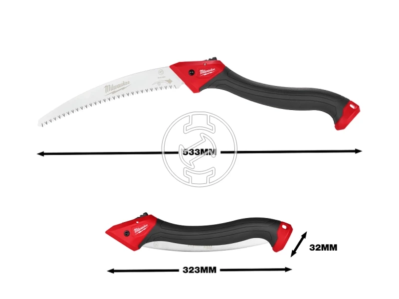 Milwaukee egykezes kézi fűrész összecsukható