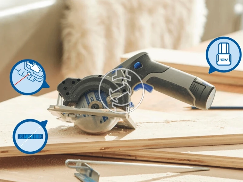 Dremel Blueprint CS12V-S1 akkus körfűrész 12 V Fűrészlap: 85 x 15 mm