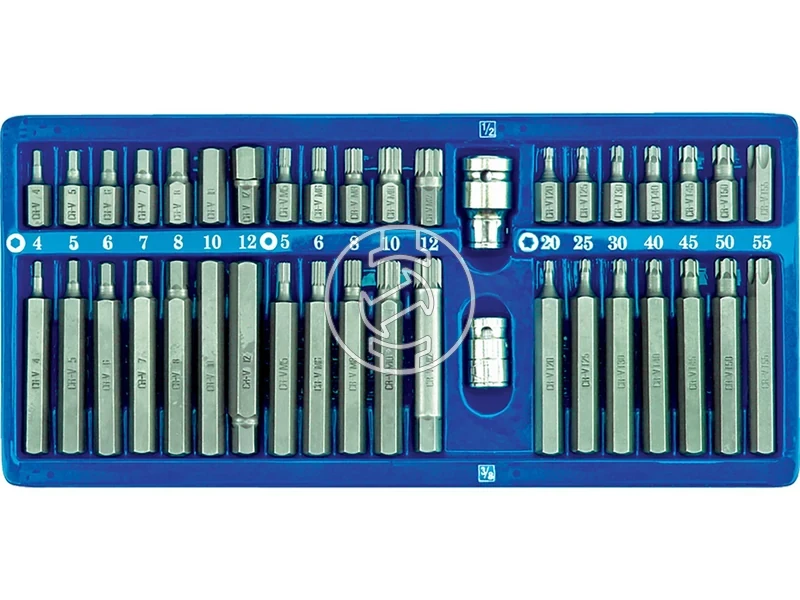 Kép: 40 reszes HEX imbusz TORX es SPLINE XZN csavarhuzo bitkeszlet.webp