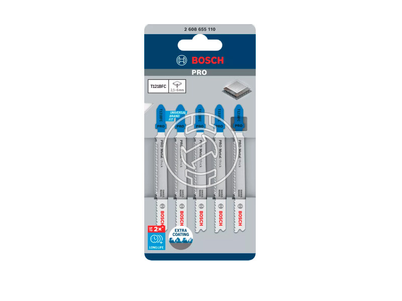 Bosch PRO Metal T121BFC dekopír fűrészlap 5 db