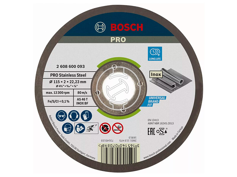 Bosch PRO Stainless Steel vágókorong 115 x 2 x 22,23 mm