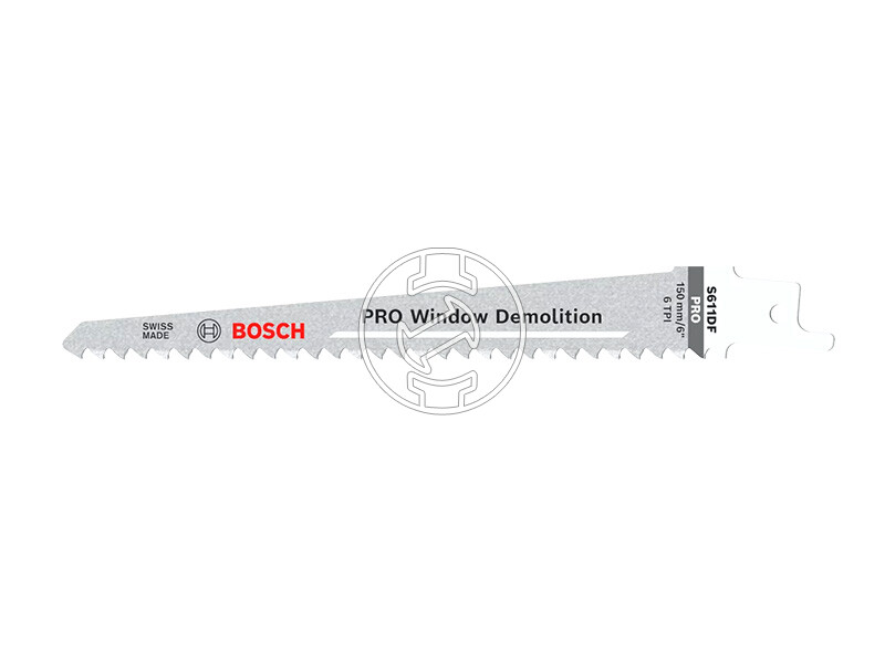 Bosch PRO Window Demolition S611DF orrfűrészlap speciális felhasználásra 1,25 x 19 x 150 mm, 2 db