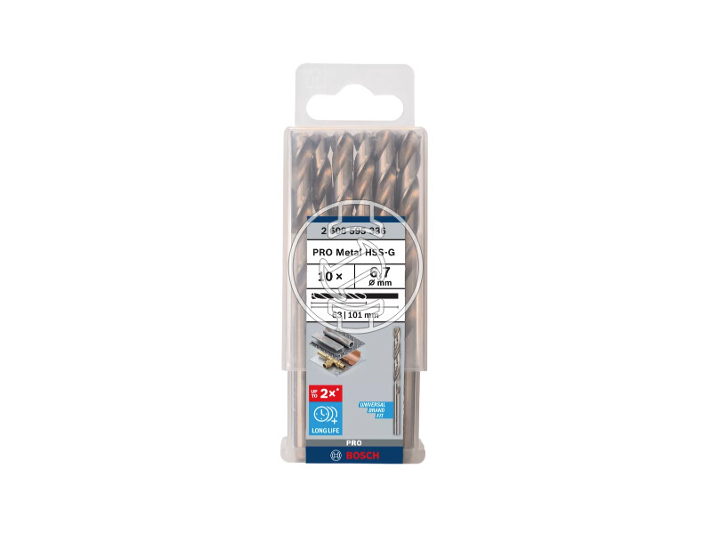 Bosch PRO Metal HSS-G hSS-G fémfúró 6,7 x 63 x 101 mm