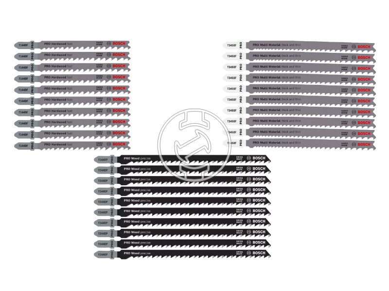 Bosch PRO Wood and Metal Rough Cut szúrófűrészlap készlet 100 mm