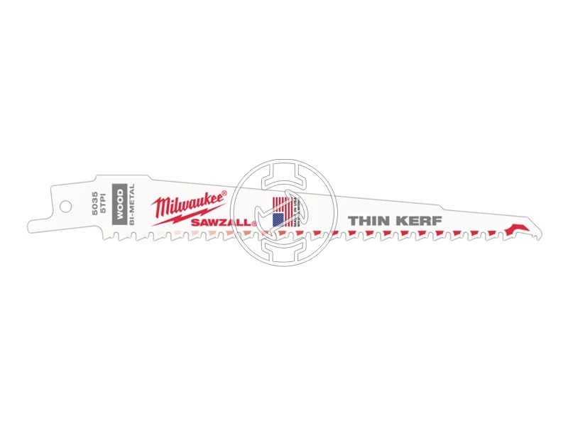Milwaukee orrfűrészlap fához szeges fához, 150 mm, 5 TPI, 5 db