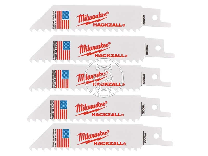 Milwaukee HACKZALL orrfűrészlap fához 100 mm, 5 db